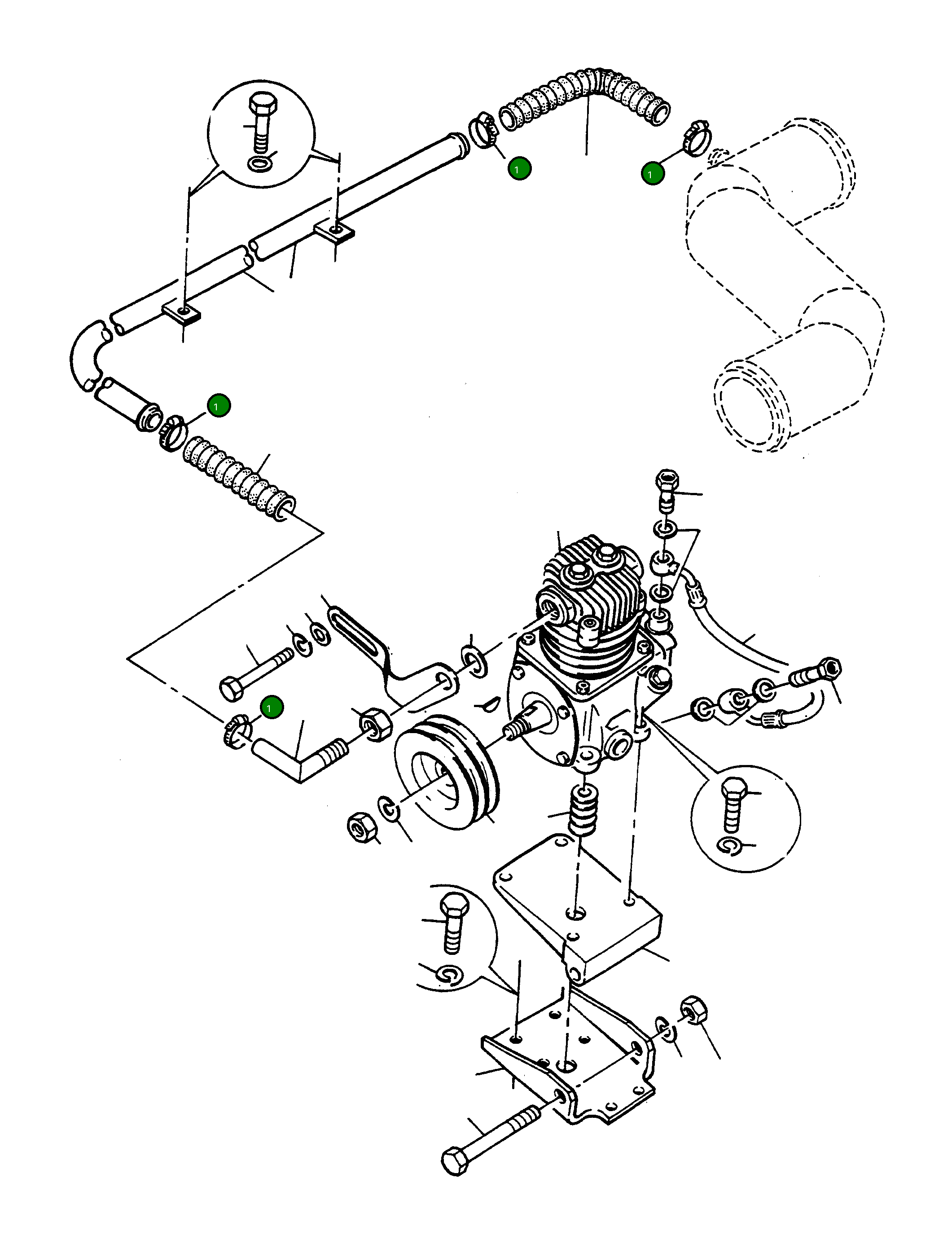 Клипса 1444838X1 Komatsu
