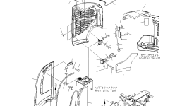 Лист 22L-54-23890 Komatsu