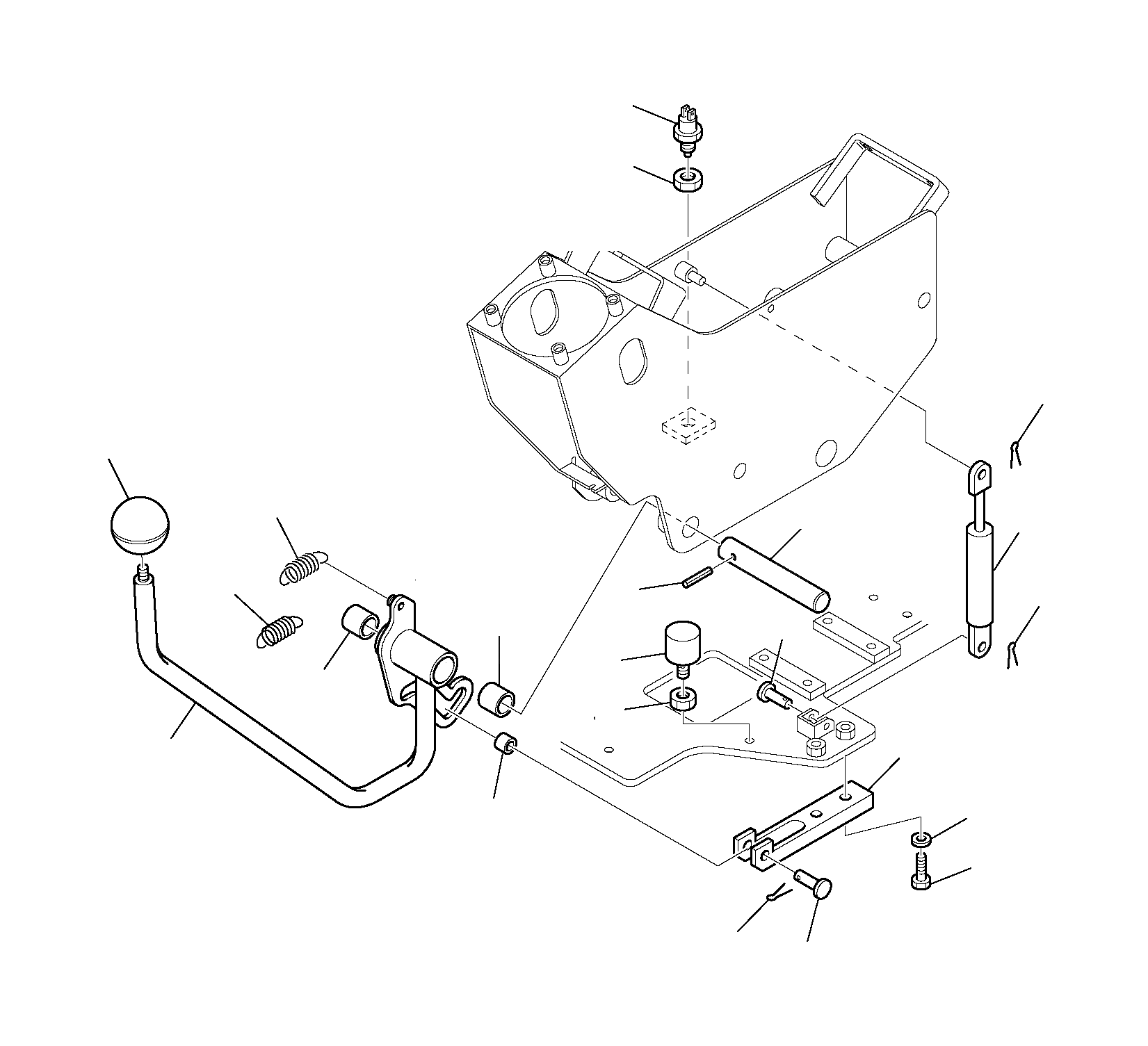 Палец 21D-09-45110 Komatsu