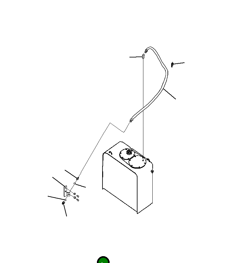 Опора 20Y-961-B110 Komatsu