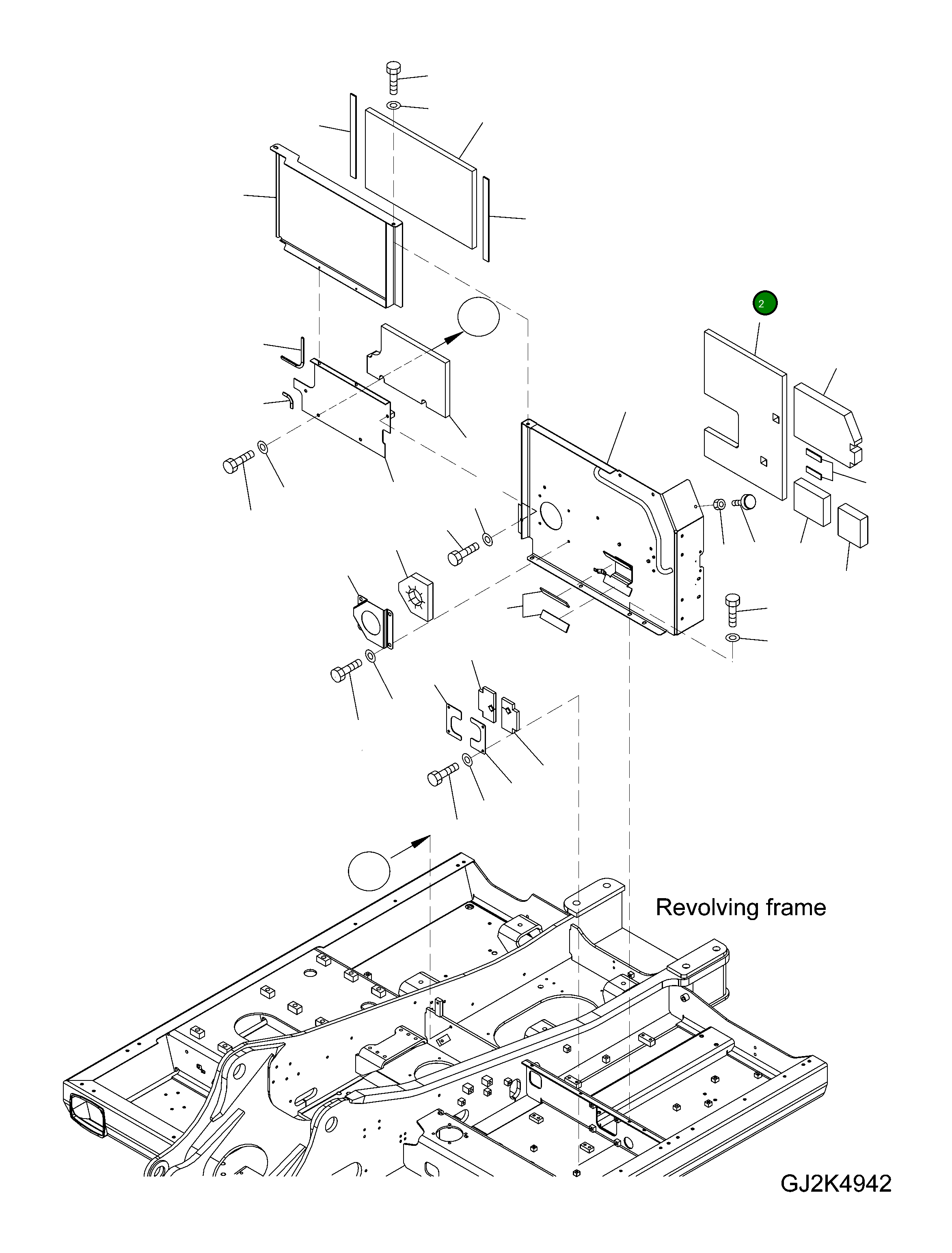 Лист 20J-54-11660 Komatsu