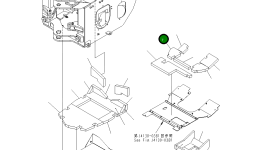 Лист 417-Z97-4451 Komatsu