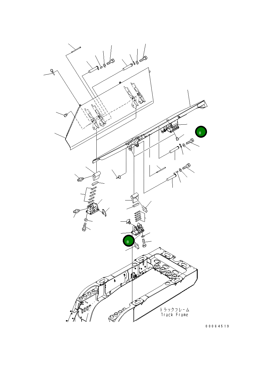 Опора 8234-70-2142 Komatsu
