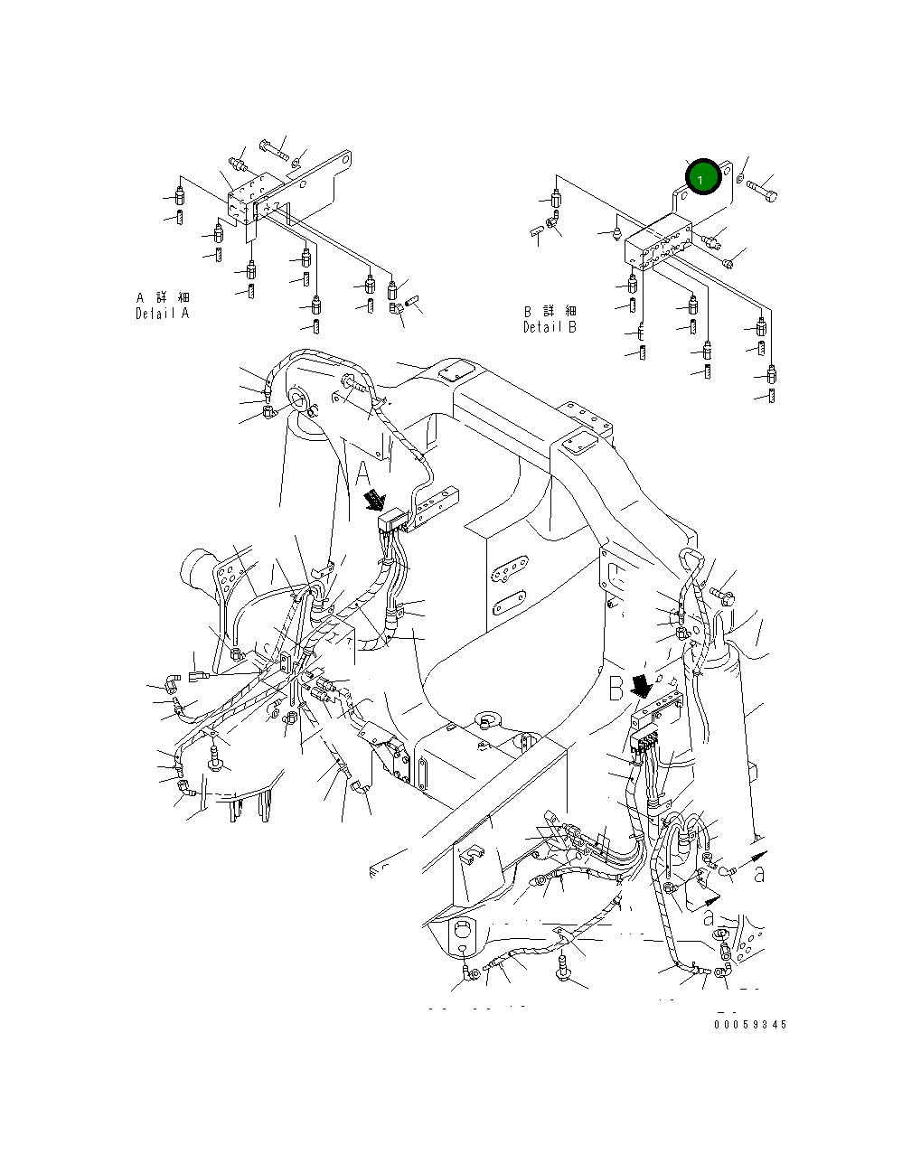 Кронштейн 569-52-88110 Komatsu