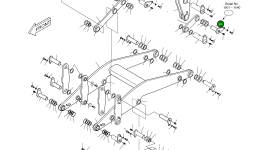 Палец 123-00291 Komatsu