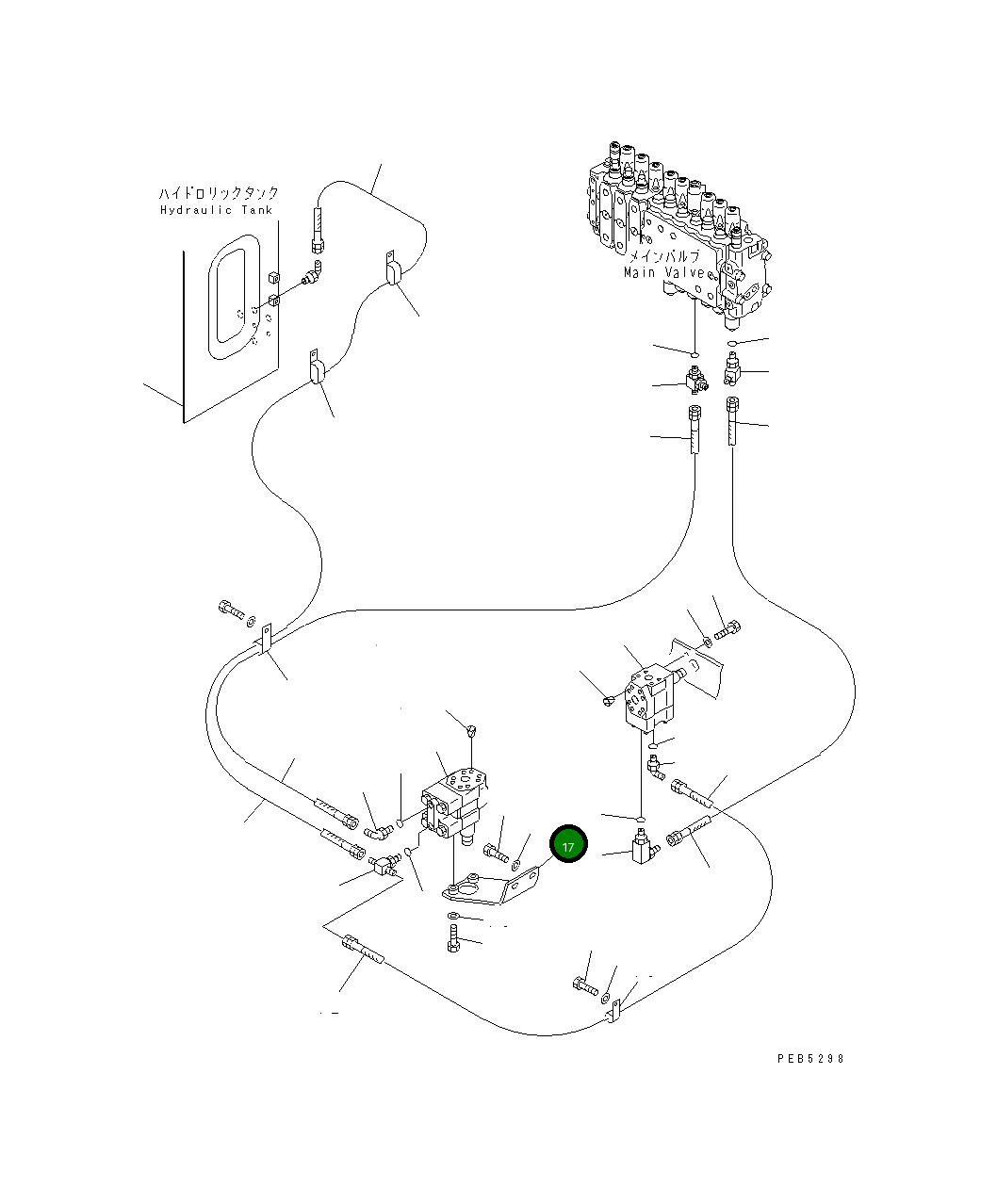 Кронштейн 20Y-62-21640 Komatsu