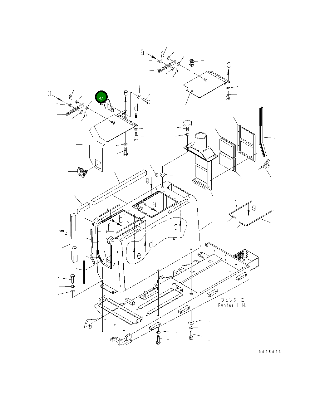 Кронштейн 17A-54-45171 Komatsu