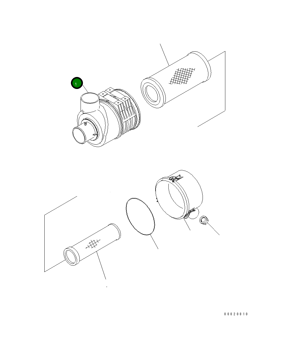 Корпус 6205-81-7710 Komatsu