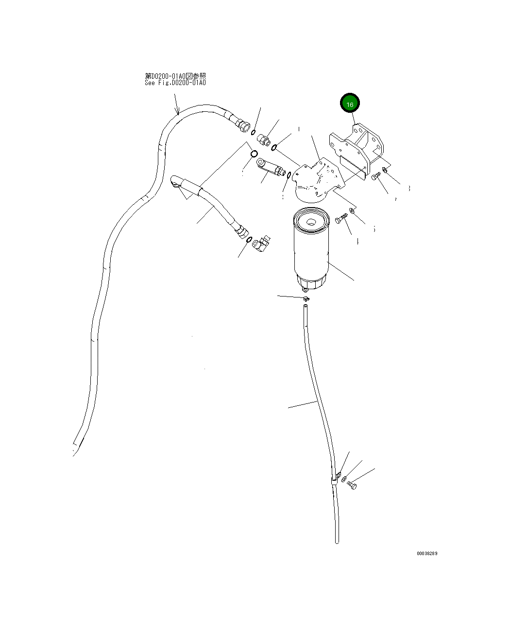 Кронштейн 21M-04-21221 Komatsu