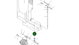 Палец 235-43-32280 Komatsu