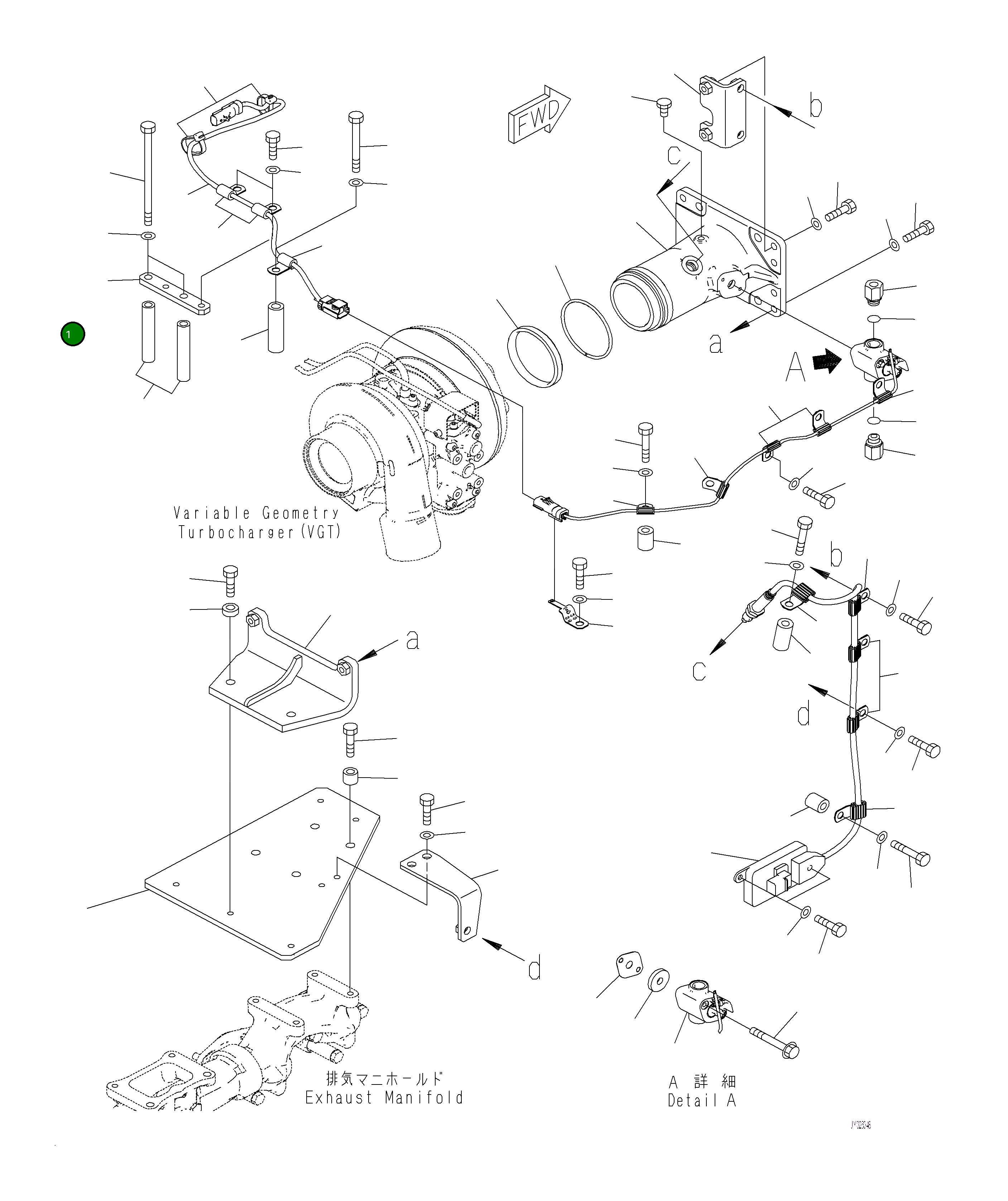 Кронштейн 6253-21-6170 Komatsu