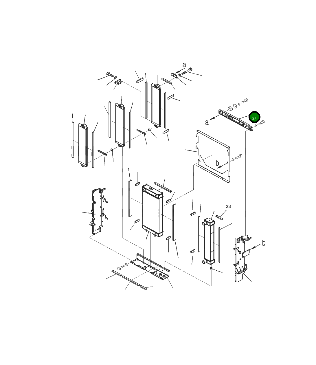 Кронштейн 419-03-52410 Komatsu