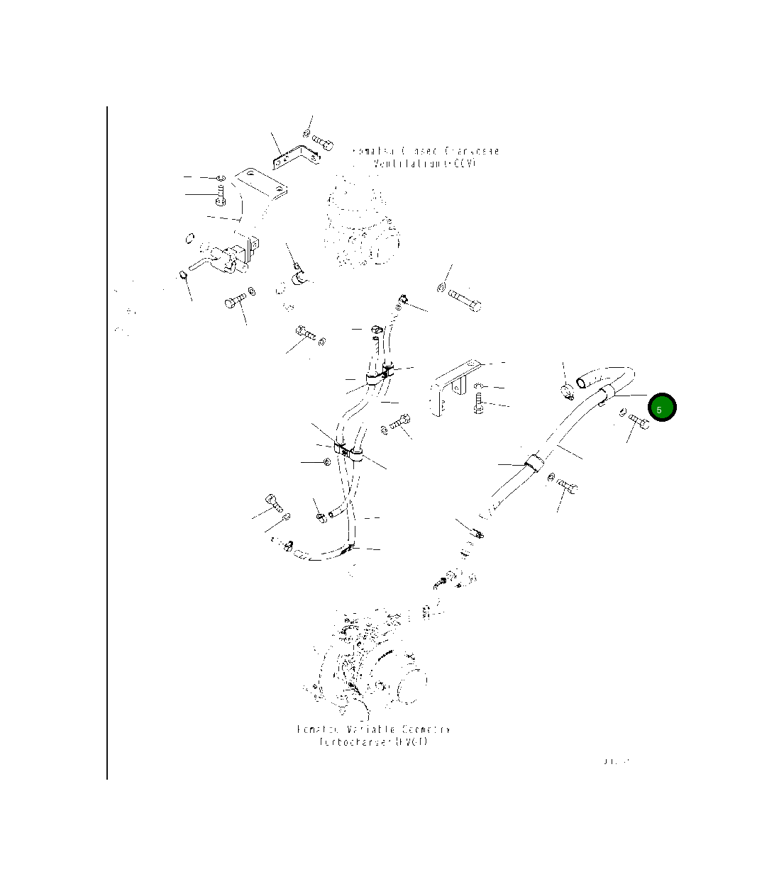 Клипса 2A5-01-11210 Komatsu