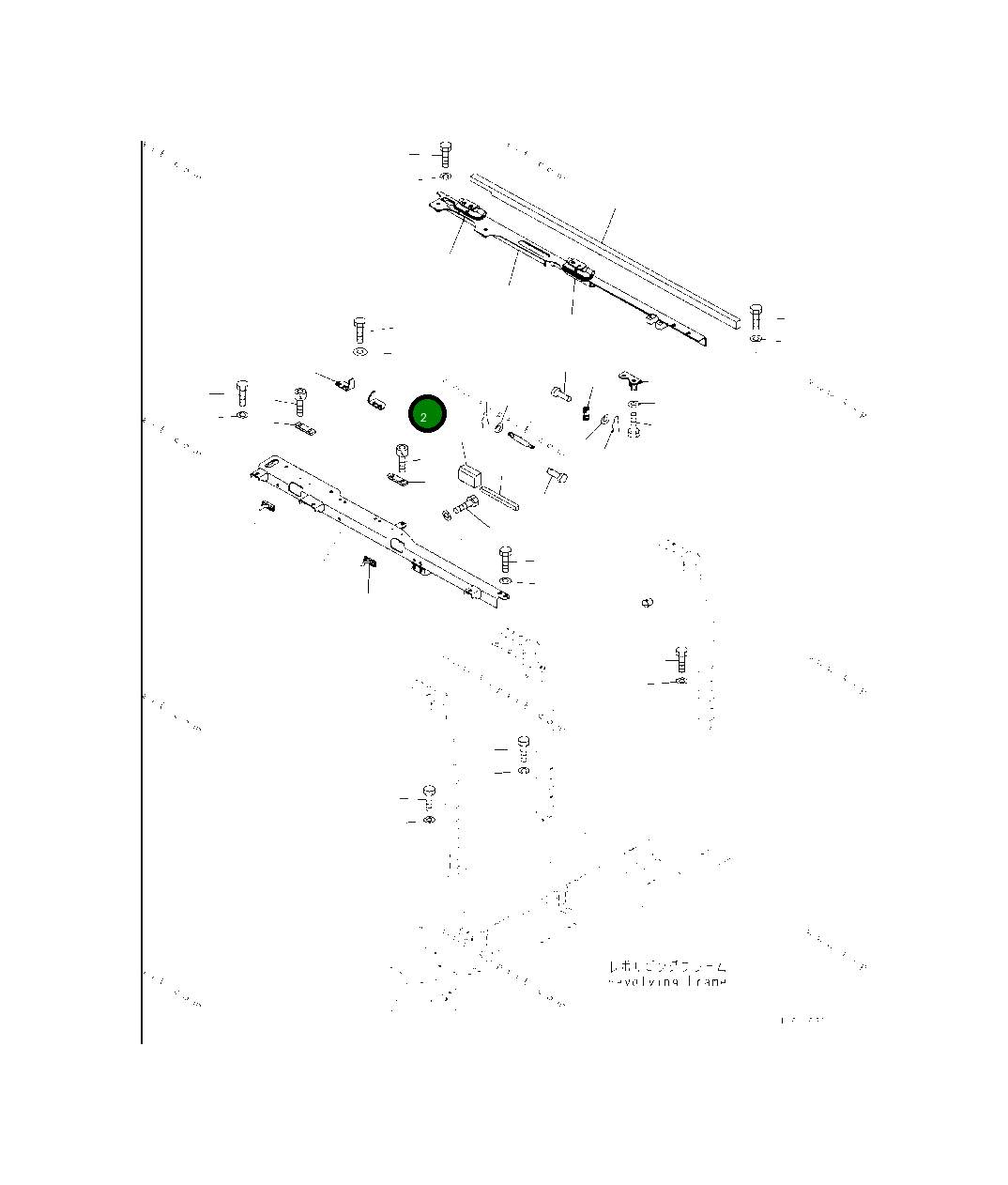 Кронштейн 2A5-54-14470 Komatsu