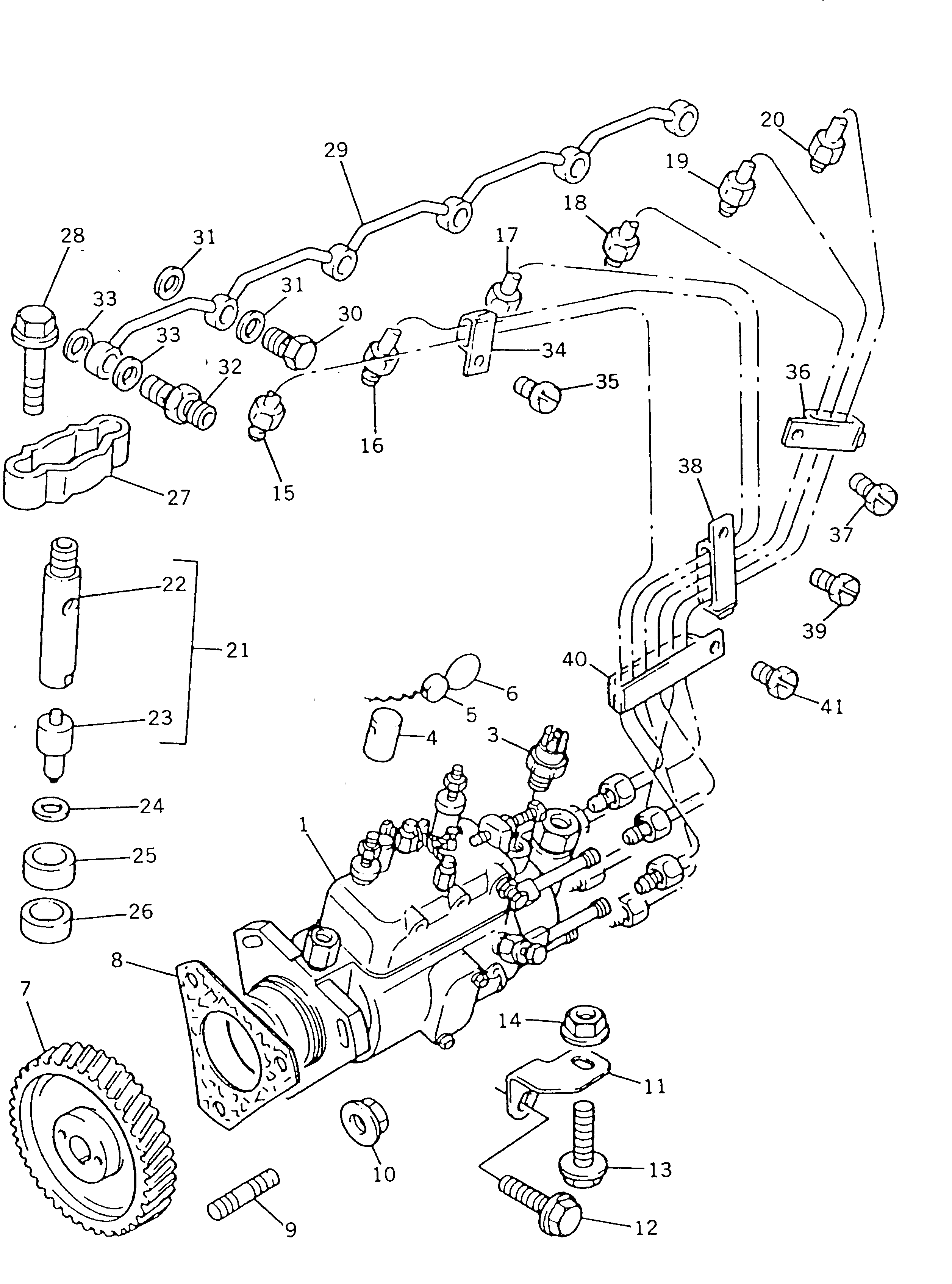 Кронштейн PK3645E008 Komatsu