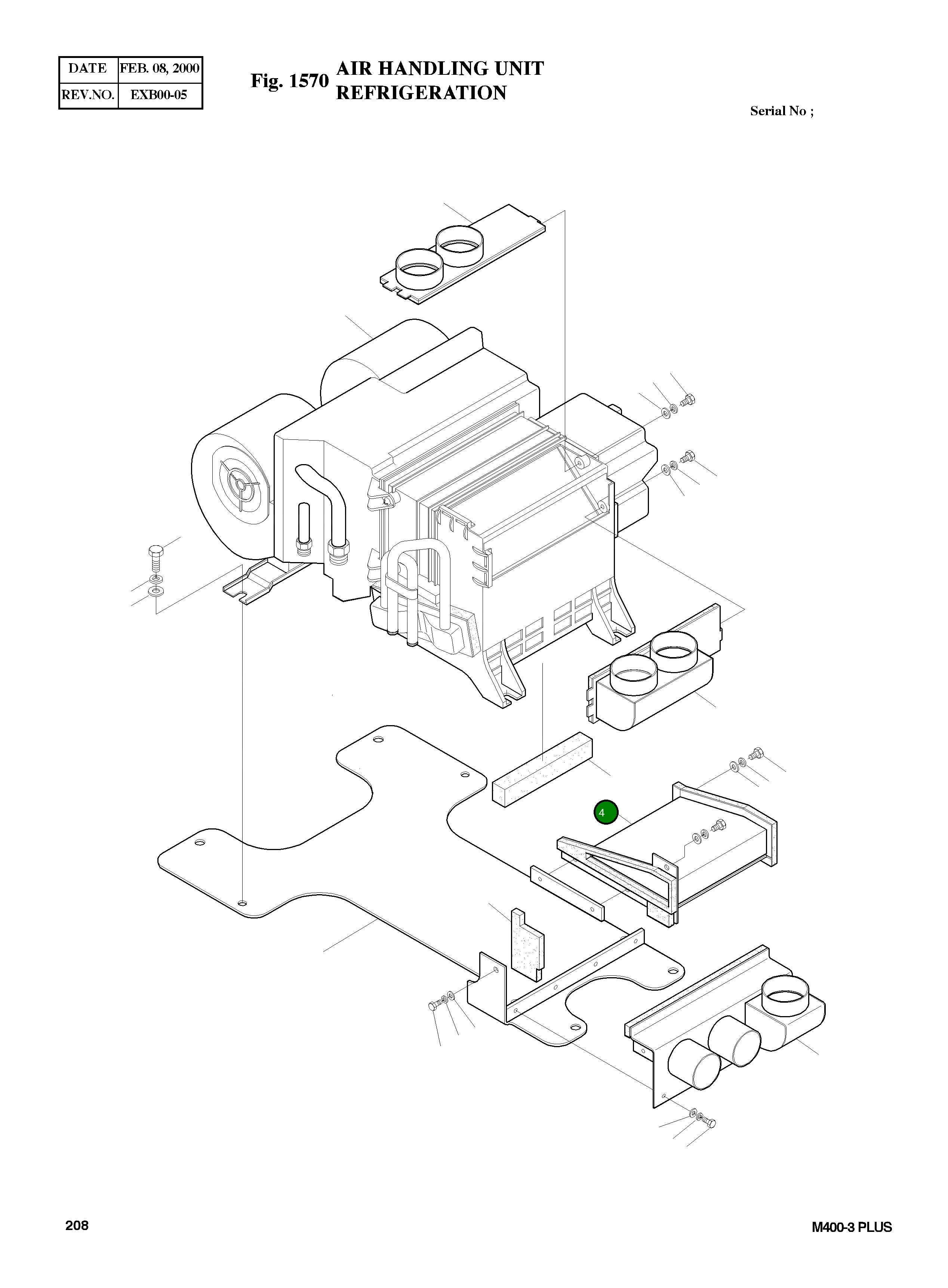 Кронштейн 4195-3973B Komatsu