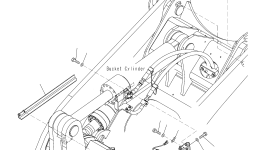 Кронштейн 423-43-H9250 Komatsu