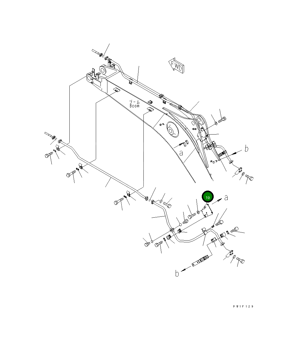 Кронштейн 22U-62-24890NK Komatsu