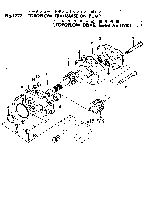 Корпус 07430-31021 Komatsu