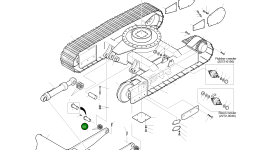 Палец 2123-2466 Komatsu
