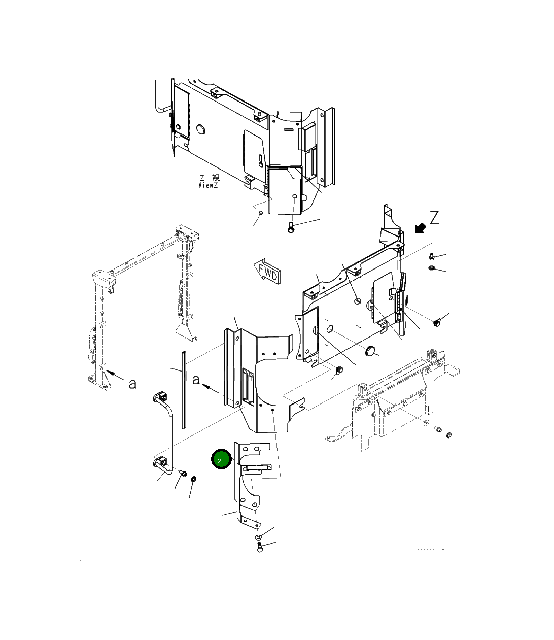 Лист 421-54-53710 Komatsu