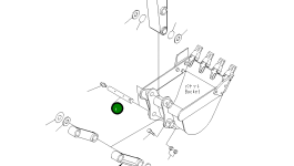 Палец 22K-70-11950 Komatsu