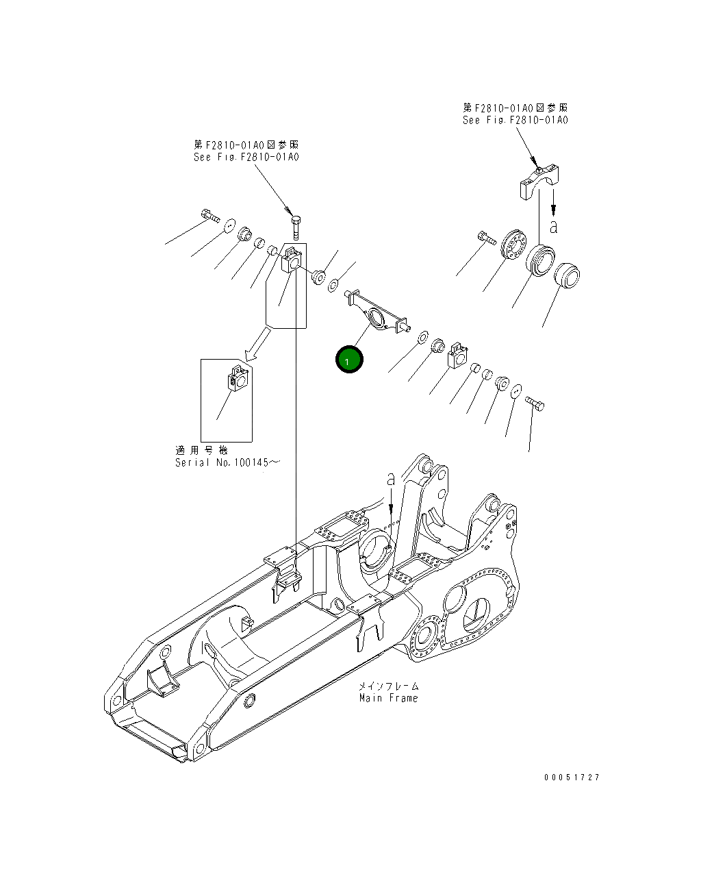 Кронштейн 198-21-66110 Komatsu