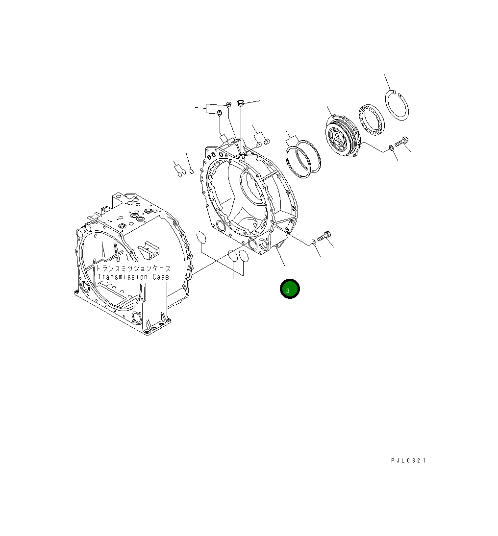 Корпус 198-15-23110 Komatsu