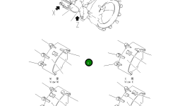 Коробка резцов в сборе (приварная) 26C-70-11880 Komatsu