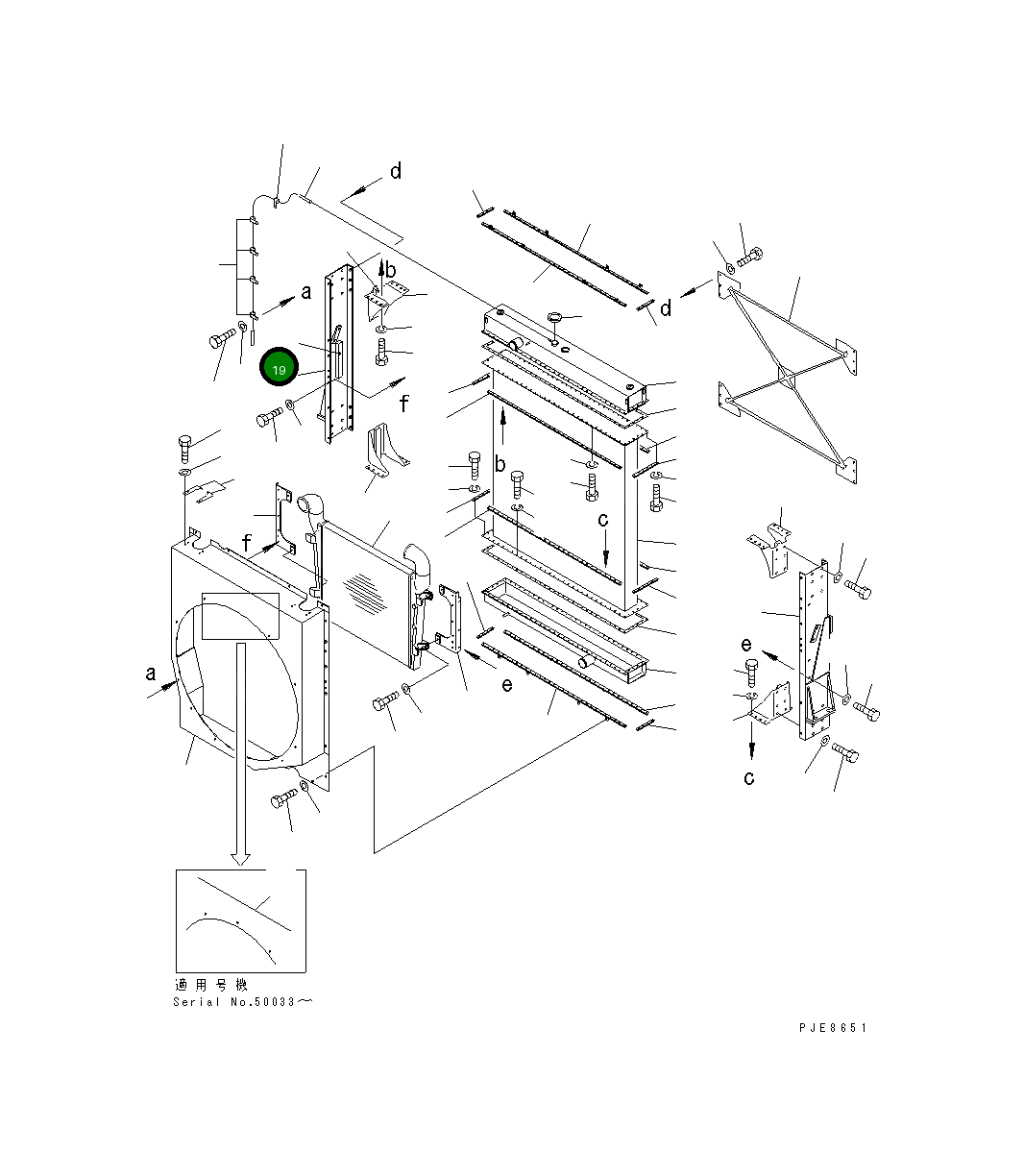 Набивка 428-03-21240 Komatsu