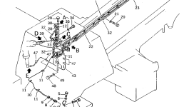 Кронштейн 569-35-62920 Komatsu