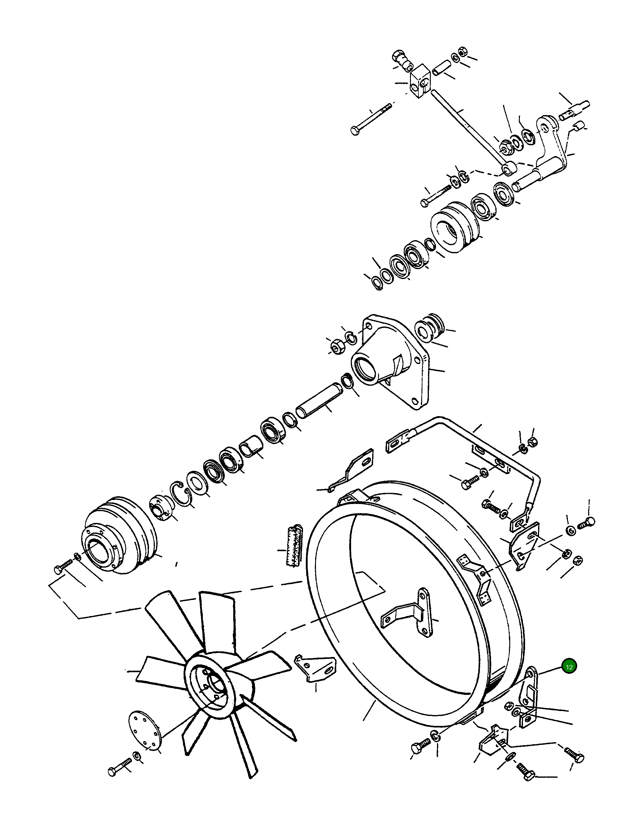 Кронштейн 4201579M91 Komatsu
