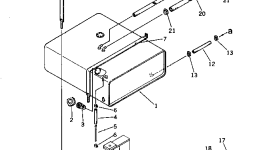 Лента бака TEN0004-02107 Komatsu