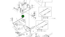 Кронштейн 23B-06-43752 Komatsu