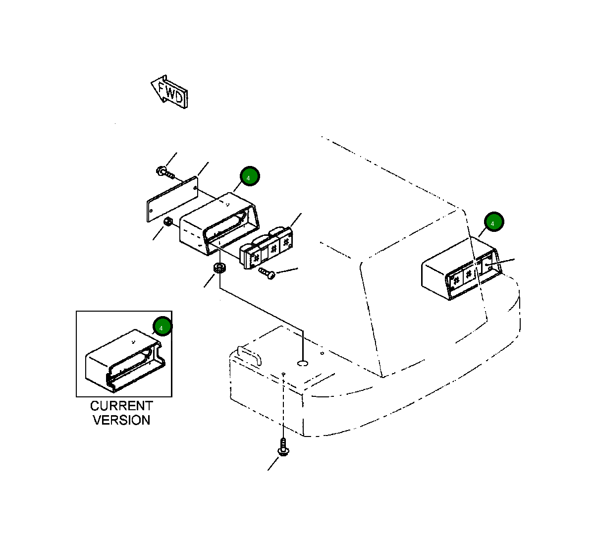 Кронштейн 419-06-A1430 Komatsu