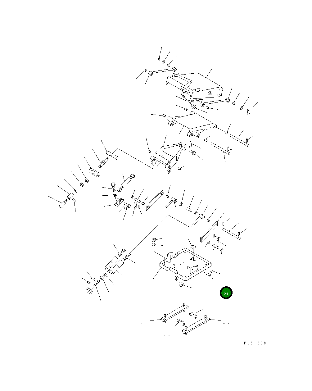 Палец 232-57-57450 Komatsu