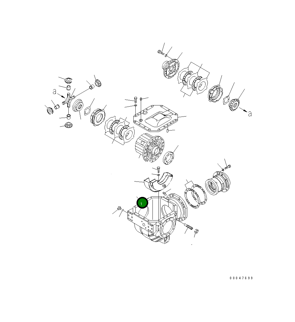 Корпус 56D-27-13112 Komatsu