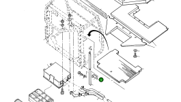 Кронштейн 2986355M1 Komatsu