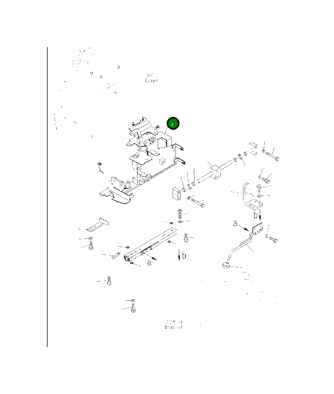 Кронштейн 423-43-59522 Komatsu