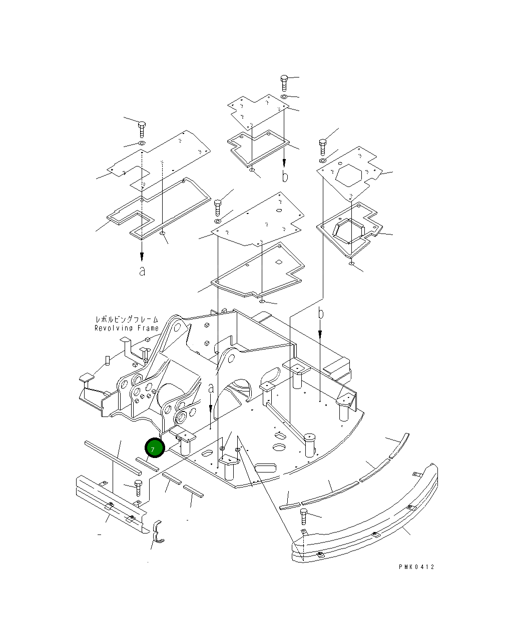Лист 21J-46-12310 Komatsu
