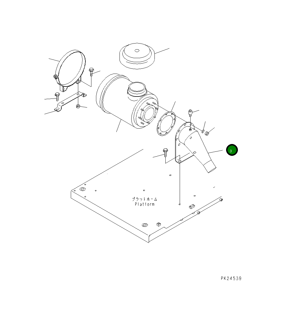 Кронштейн 567-02-72110 Komatsu