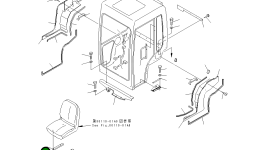 Кронштейн 20M-54-84222 Komatsu
