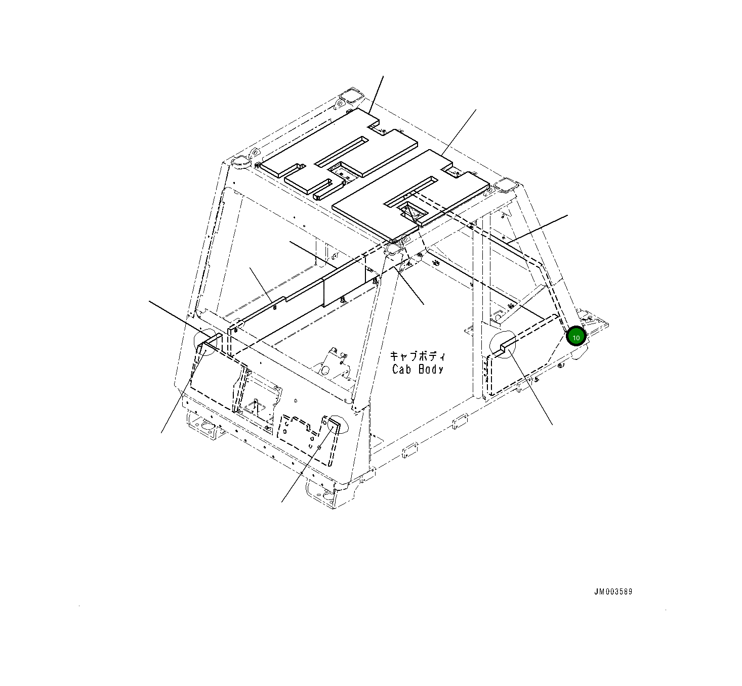 Лист 561-54-85910 Komatsu