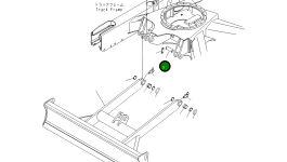 Палец 22L-71-21120 Komatsu