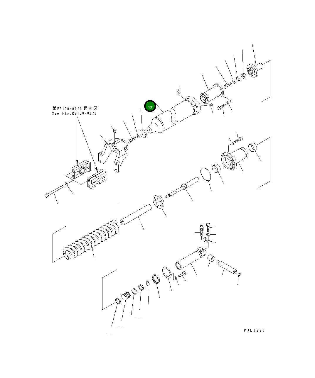 Корпус 17A-30-21510 Komatsu