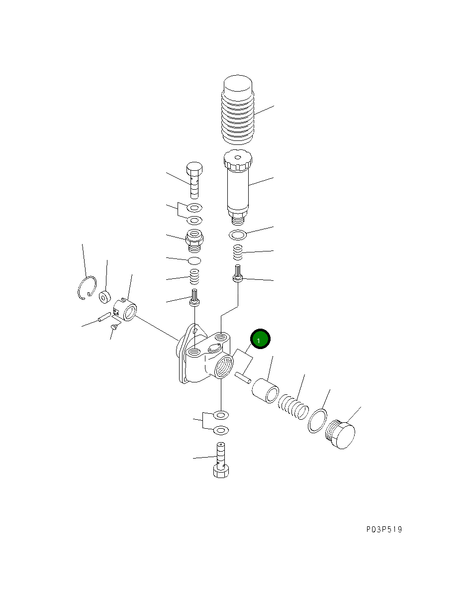 Корпус DK152000-8120 Komatsu