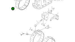 Лента тормоза в сборе 145-33-51200 Komatsu