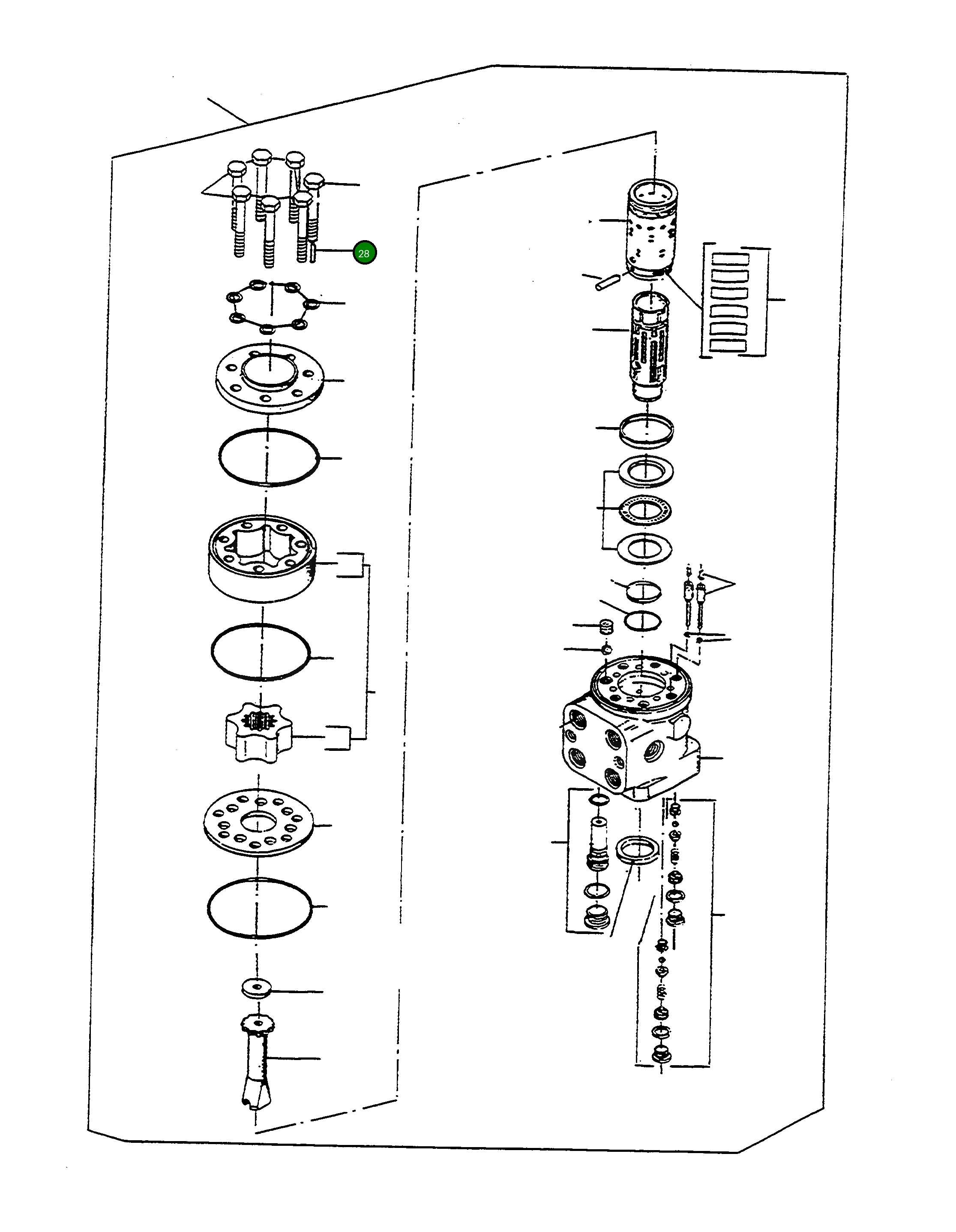 Палец 1806312M1 Komatsu