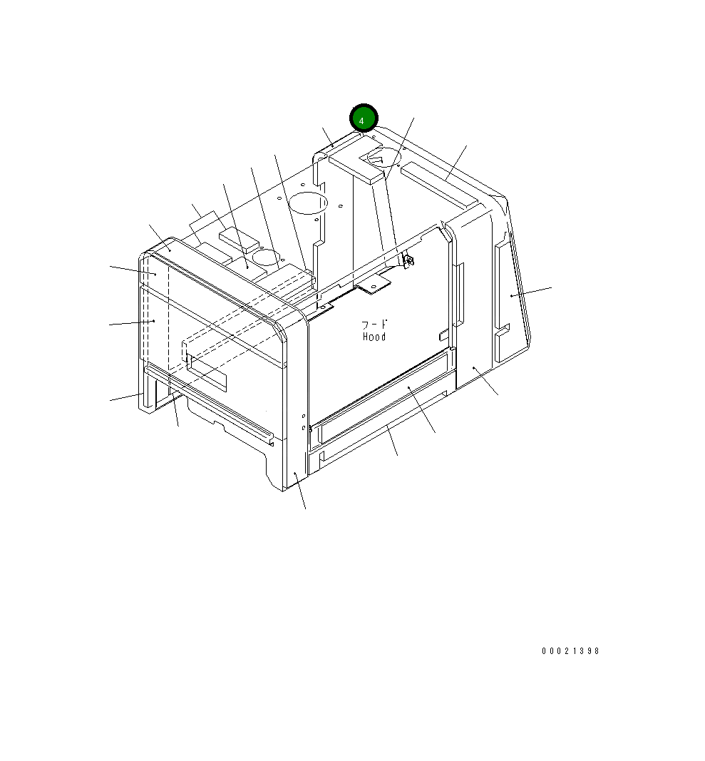Лист 415-54-22460 Komatsu