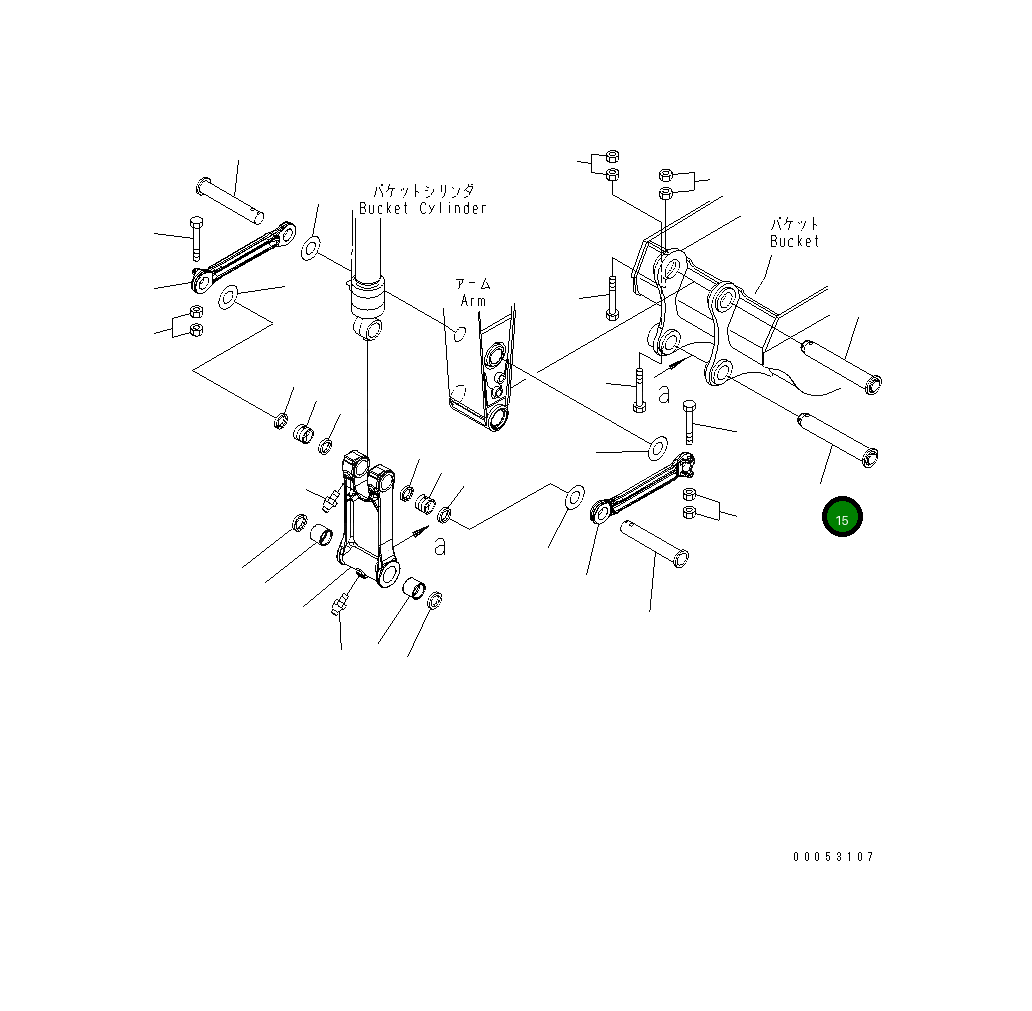Палец 22U-70-11672 Komatsu